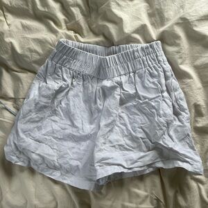 Linen beach shorts